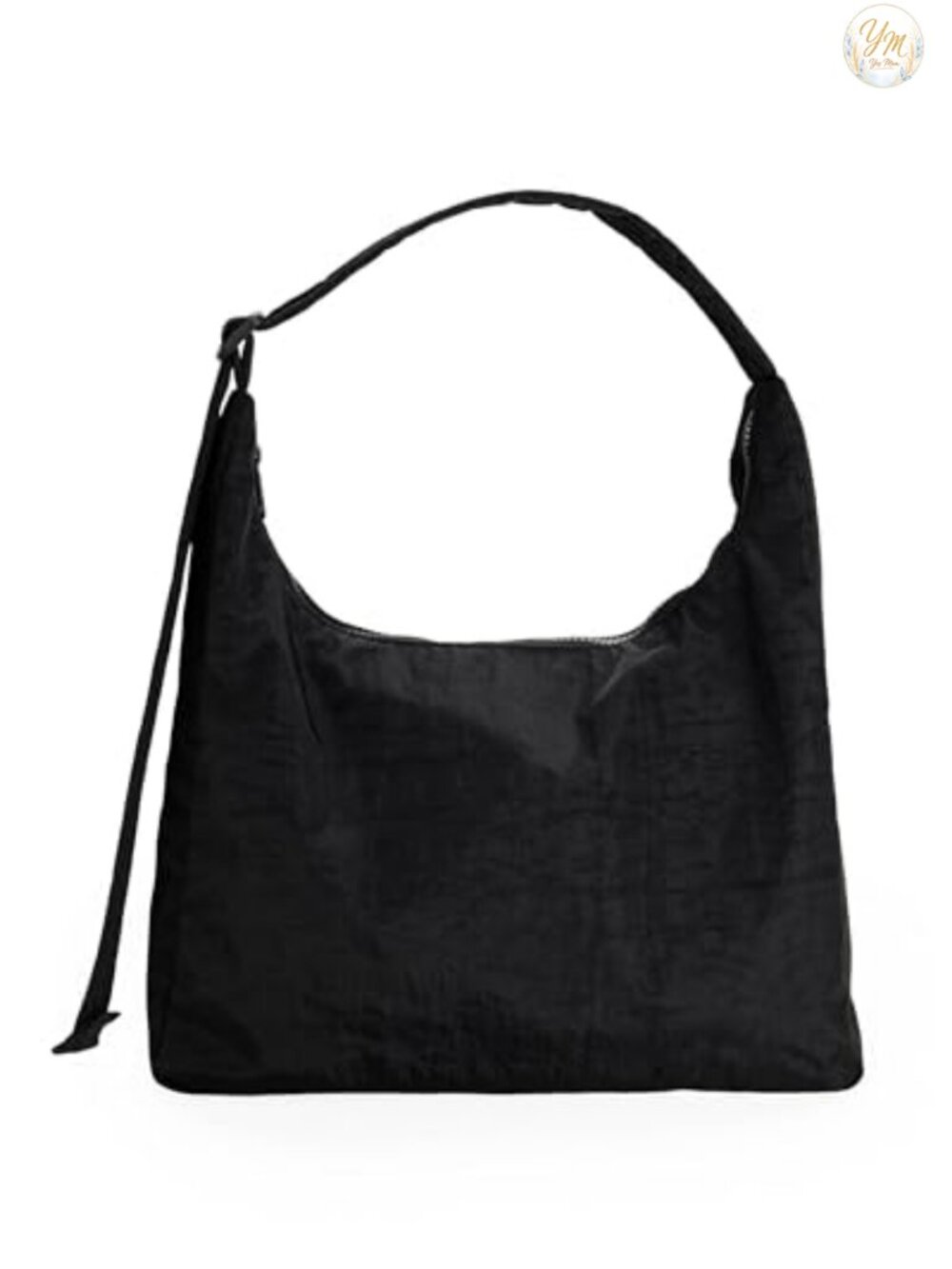 Recycled Nylon Shoulder Bag with Adjustable Strap